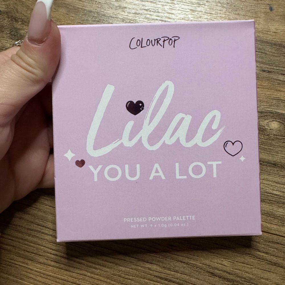 Lilac you a lot color pop makeup pallet